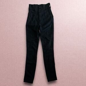 Citizens of Humanity High Rise Button Up Sailor Pants in Black